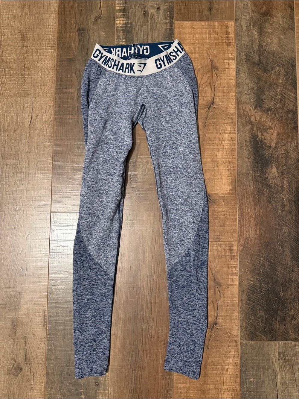 Gymshark Heathered Navy Seamless Ankle Leggings